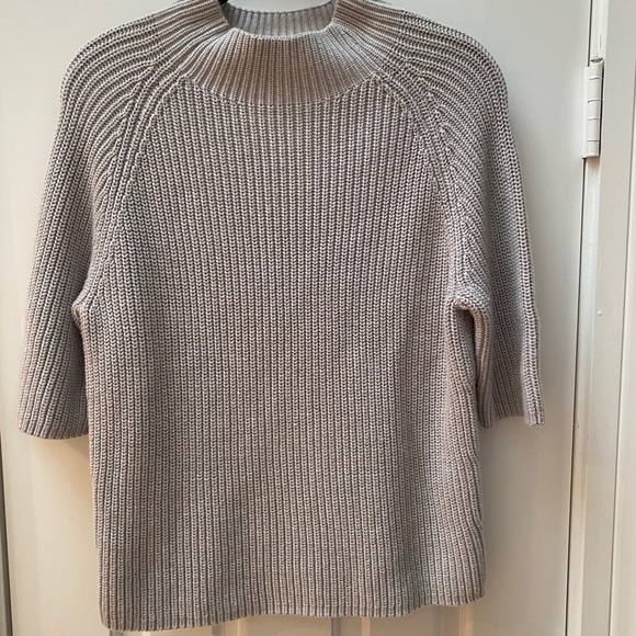 Theory Jodi Ribbed Knit Mock-Neck Sweater M* - Picture 2 of 8